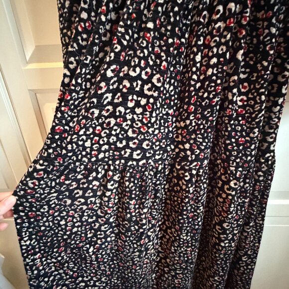 Chic Long Sleeve Animal Print Dress - Picture 5 of 9